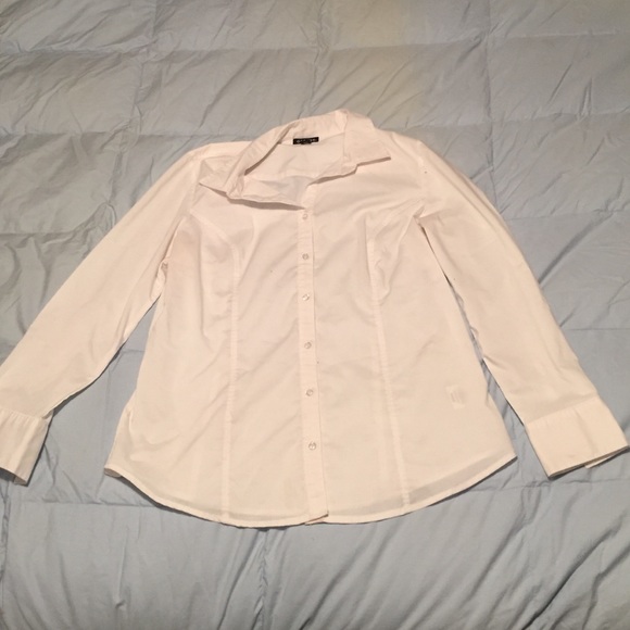 Timeless white Oxford button down