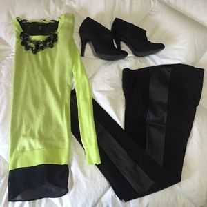 Kenneth Cole | neon sweater