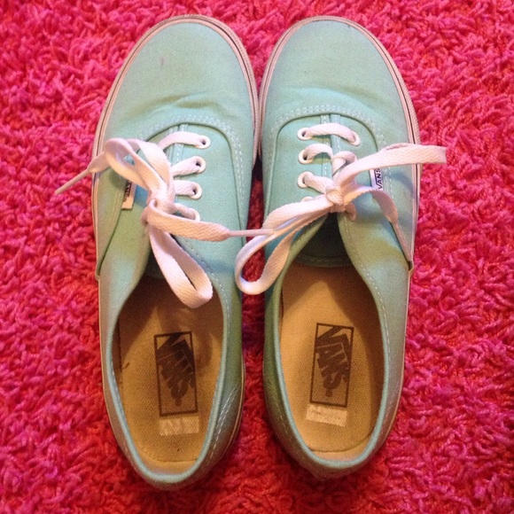 Mint green vans