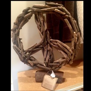 NEW with tags Hippie Peace Sign Decor