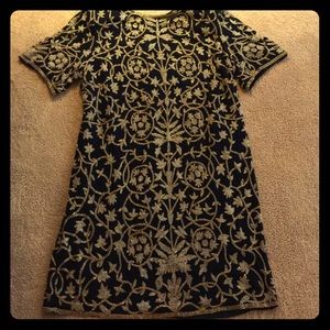 Authentic Vintage hand beaded cocktail dress