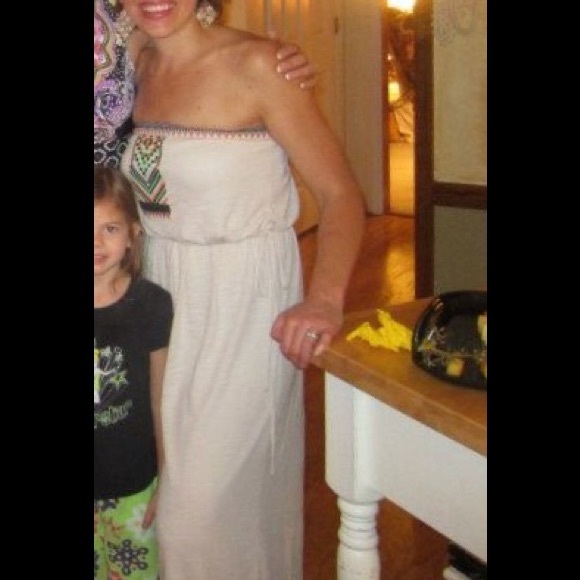 Strapless maxi dress - Picture 2 of 4