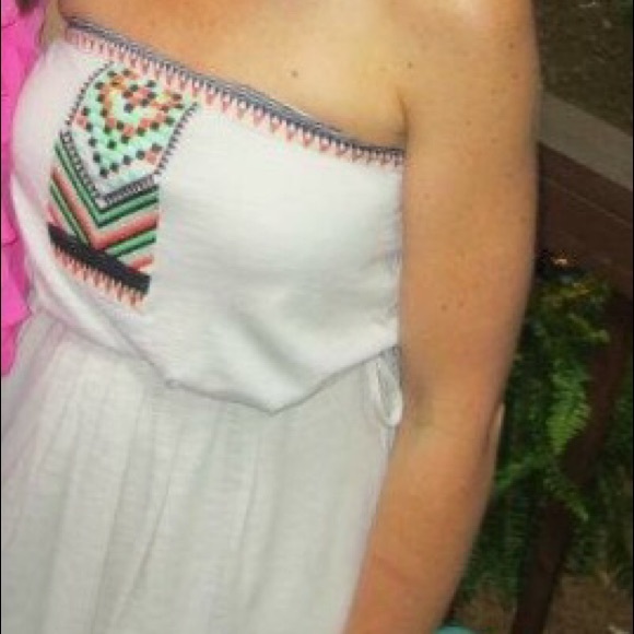 Strapless maxi dress - Picture 3 of 4