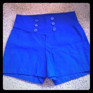High waisted shorts