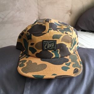 Obey woodland camo 5 panel