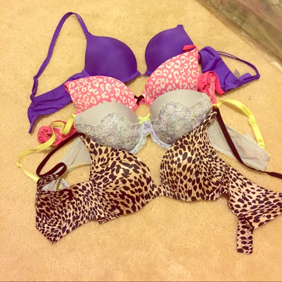 Leopard push up bra 34 A