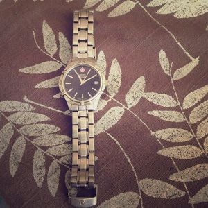 Stainless steel linked watch