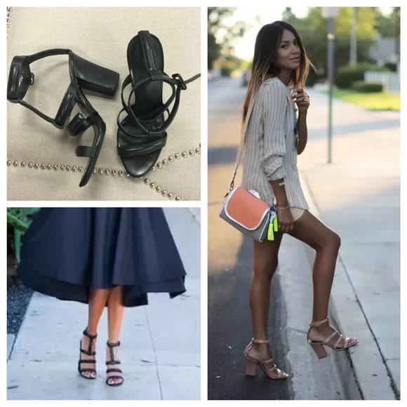 Alexander Wang Shoes - Black Alexander Wang "Anjelika" Heel Sandals