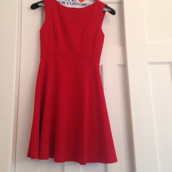 French Connection red dress