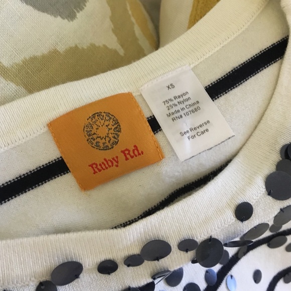 Ruby Rd. Sequin Sweater - Picture 2 of 4