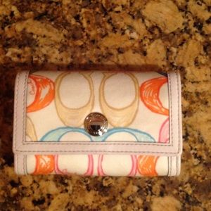 Coach Scribble Wallet Never Used!