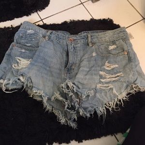 High waisted shorts