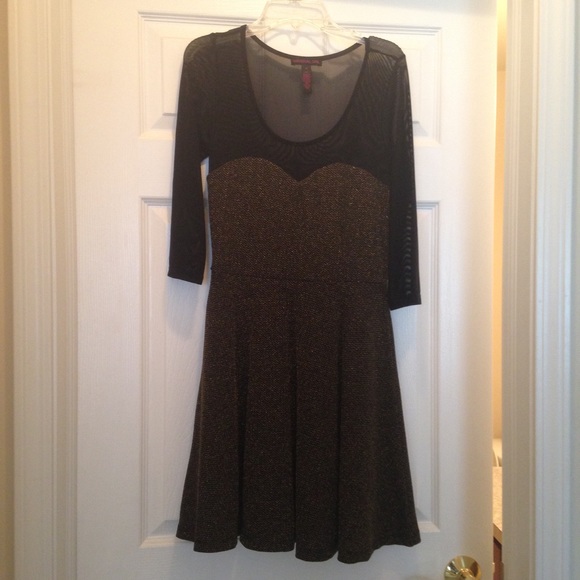 Black and Gold Dress💕