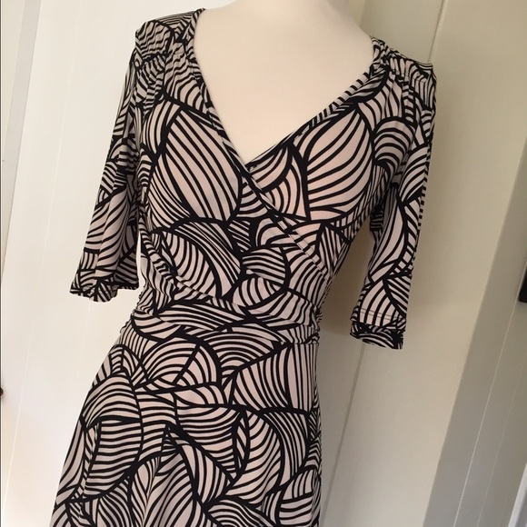 •Faux Wrap Dress•