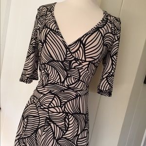 •Faux Wrap Dress•