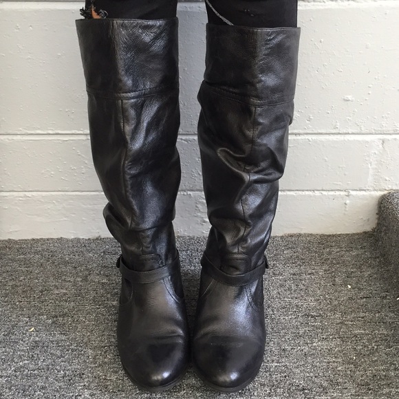 Steve Madden Leather Castro Slouch Boot