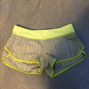 Lululemon speed shorts