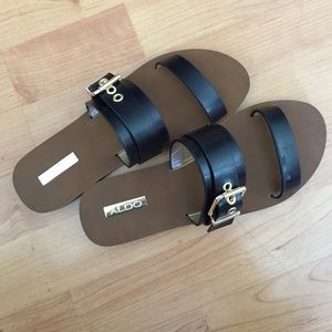 Aldo slip on sandals size 8