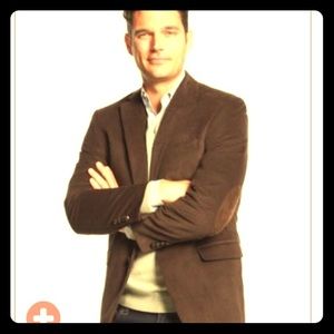 Men's Polo  elbow patch corduroy blazer