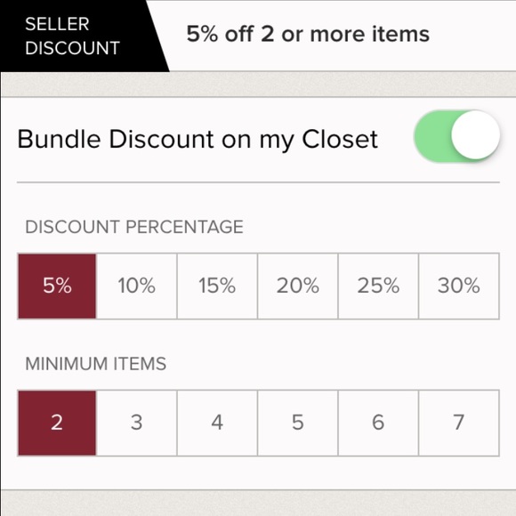 Buy any 2 items and get 5% off!!!!