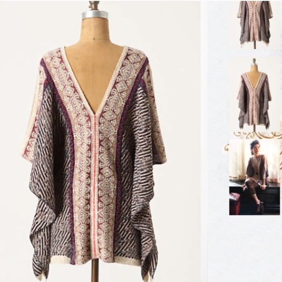 🔱SOLD 🔱Anthropologie Cecilia Prado Chubu Caftan - Picture 2 of 4