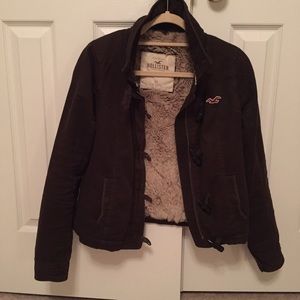 Jacket with fur inside