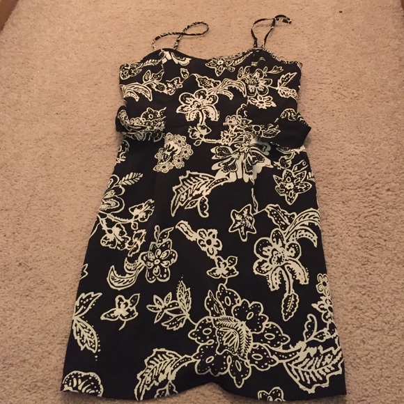 B&W Floral AE spaghetti strap dress