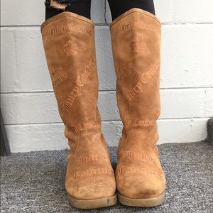 Juicy Couture Suede Wool Lined Boots