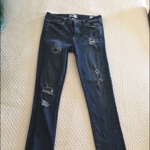 Paige denim distressed jean!!