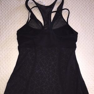 Lululemon sheer black workout top