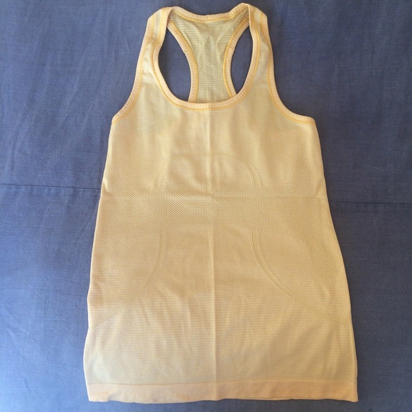 Lululemon Swiftly Tech Racerback in yellow