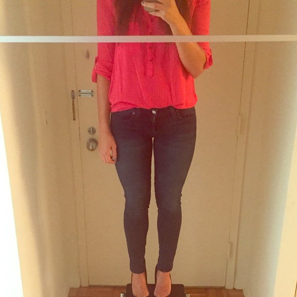 Genetic denim shya skinny jean in dark blue Sz. 25