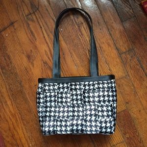 Harvey houndstooth seatbelt bag