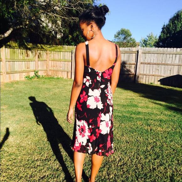 Evan Picone Floral Print Dress - Picture 2 of 3