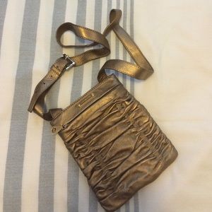 Michael by Michael Kors cross body gold bag
