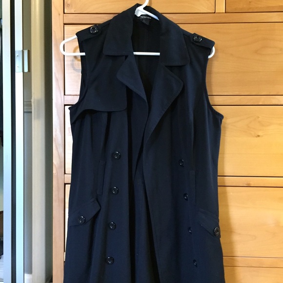 Black coat dress