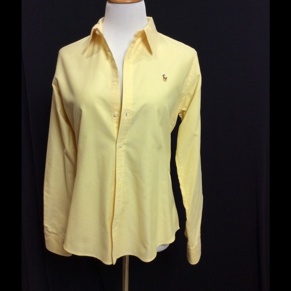 Ralph Lauren Yellow Long Sleeve button down