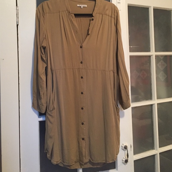Madewell Broadway & Broome Tan Dress