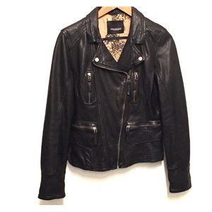 Leather biker jacket. Direct from Paris!