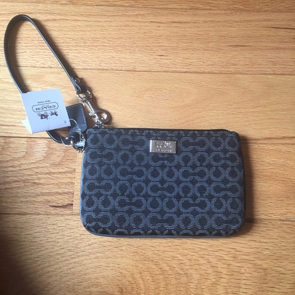 REDUCED! Black Coach wristlet
