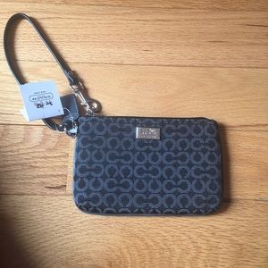 REDUCED! Black Coach wristlet