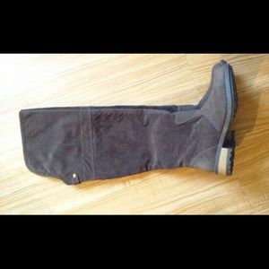 NEW Brown suede knee high boots sz 8.5