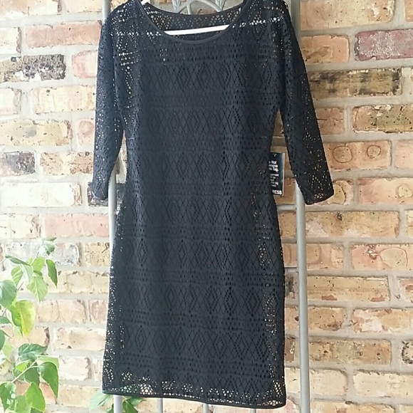 Express Dresses & Skirts - CLEARANCE Express Little black lace dress