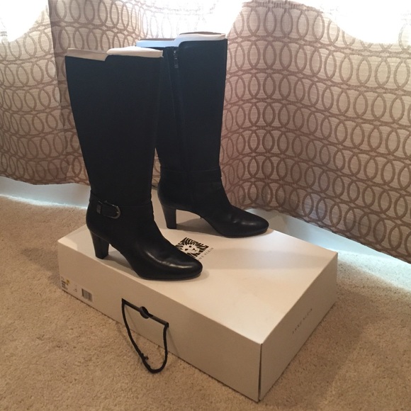 Anne Klein Leather Boots