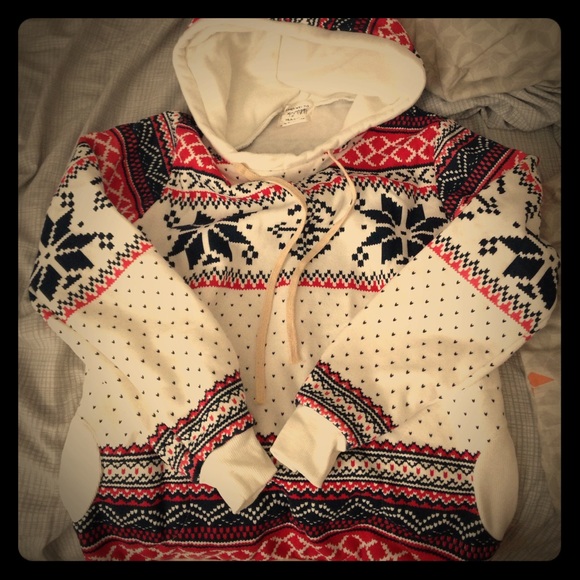 Holiday patterned sweatshirt!
