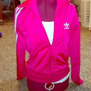 Adidas pink jacket