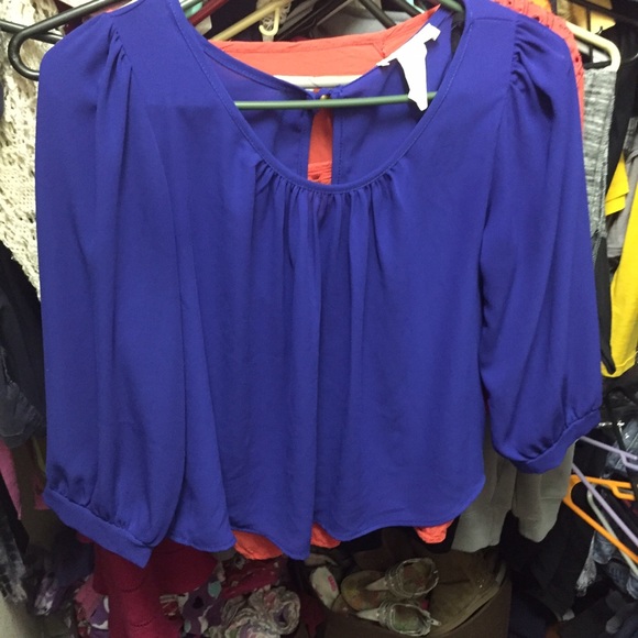 royal blue blouse