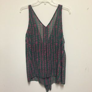 Low Back Tank! Size M. "Double Zero"