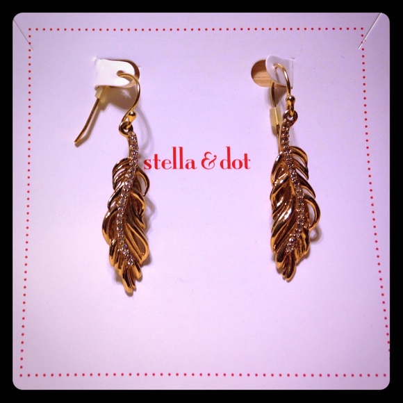 Stella and dot secret garden earrings