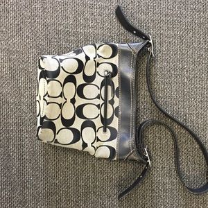 Coach tote with buckles. Great condition